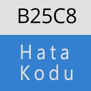 B25C8 hatasi