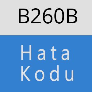 B260B hatasi