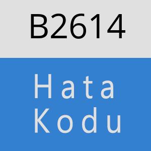 B2614 hatasi