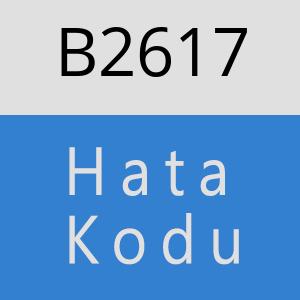 B2617 hatasi