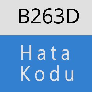 B263D hatasi