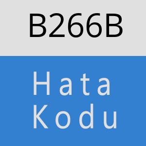 B266B hatasi