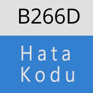 B266D hatasi