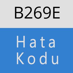 B269E hatasi