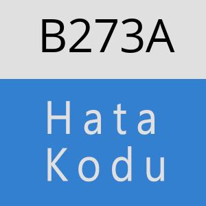 B273A hatasi