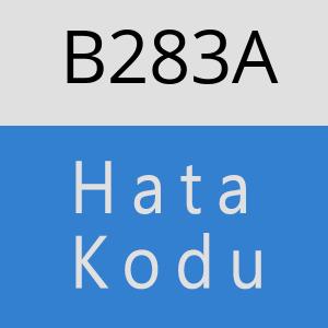 B283A hatasi