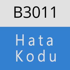 B3011 hatasi