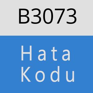 B3073 hatasi