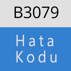 B3079 hatasi