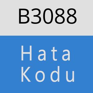 B3088 hatasi