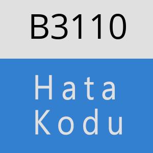 B3110 hatasi