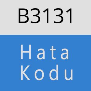 B3131 hatasi