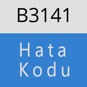 B3141 hatasi