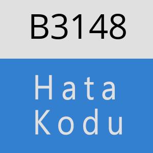 B3148 hatasi