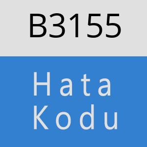 B3155 hatasi