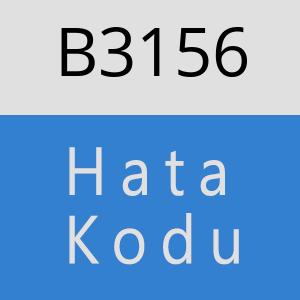 B3156 hatasi