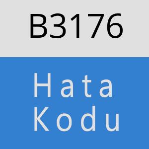 B3176 hatasi