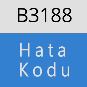 B3188 hatasi