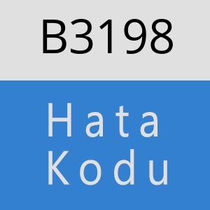 B3198 hatasi