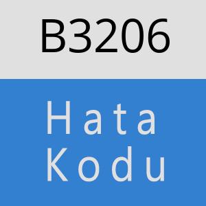 B3206 hatasi