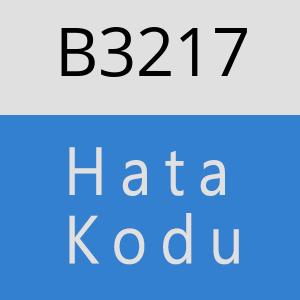 B3217 hatasi