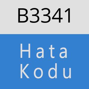 B3341 hatasi