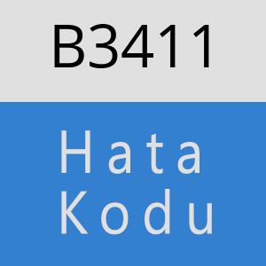 B3411 hatasi