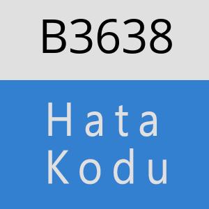 B3638 hatasi