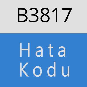 B3817 hatasi