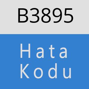 B3895 hatasi