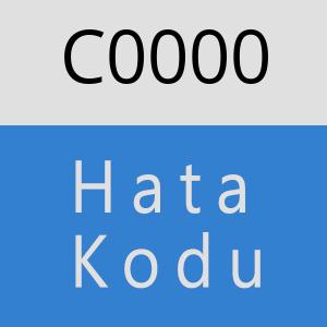 C0000 hatasi