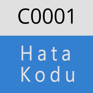 C0001 hatasi