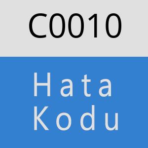 C0010 hatasi