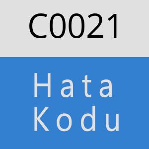 C0021 hatasi