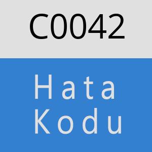 C0042 hatasi