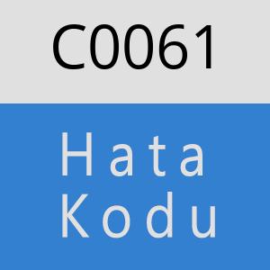 C0061 hatasi