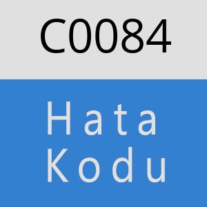 C0084 hatasi