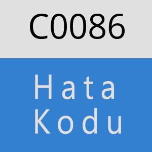 C0086 hatasi