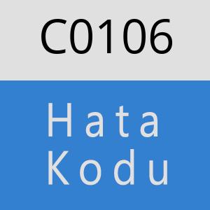 C0106 hatasi