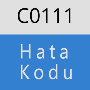 C0111 hatasi