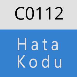 C0112 hatasi