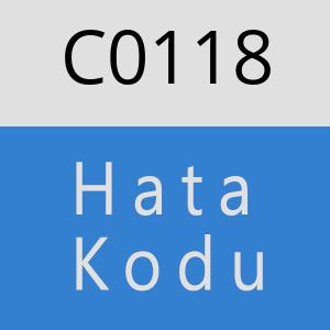 C0118 hatasi