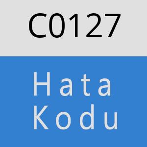 C0127 hatasi