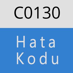 C0130 hatasi