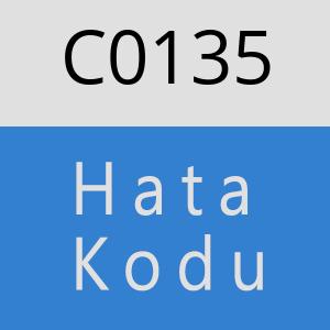 C0135 hatasi