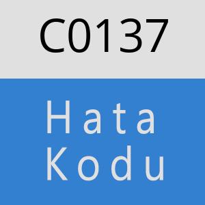 C0137 hatasi