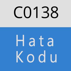 C0138 hatasi