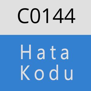 C0144 hatasi