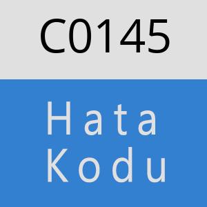 C0145 hatasi