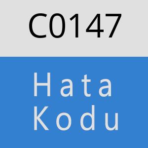 C0147 hatasi